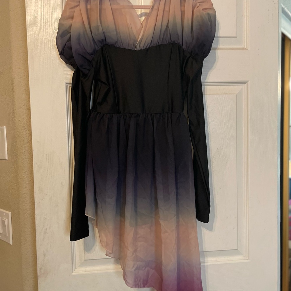 Elegant Ombre Lyrical Dance Dress